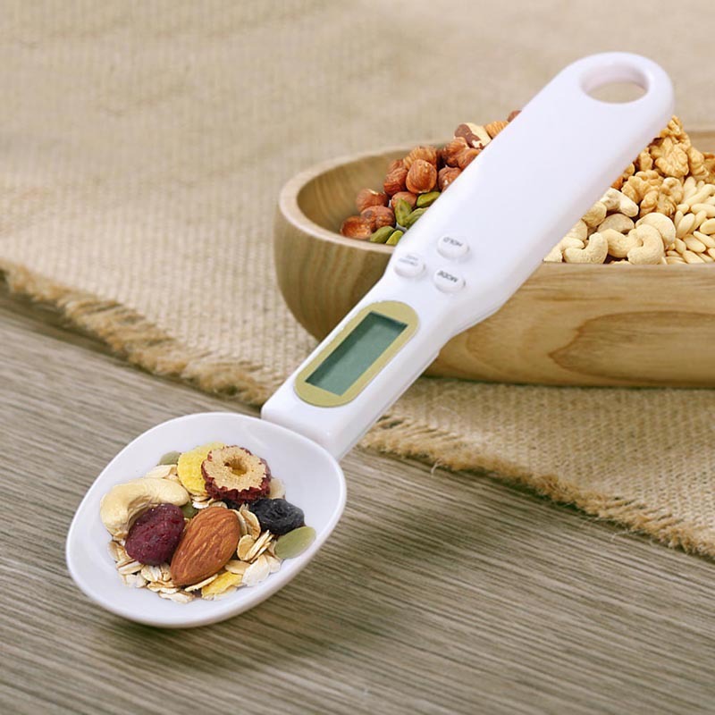 LCD Digital Kitchen Scale Electronic Cooking Food Weight Measuring Spoon Grams Coffee Tea Sugar Spoon Scale Kitchen Tools sun store