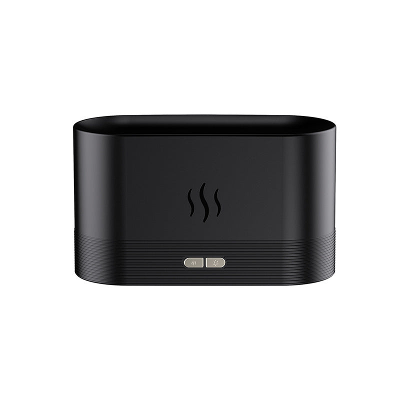 Aroma Diffuser With Flame Light Mist Humidifier Aromatherapy Diffuser With Waterless Auto-Off Protection For Spa Home Yoga Office sun store