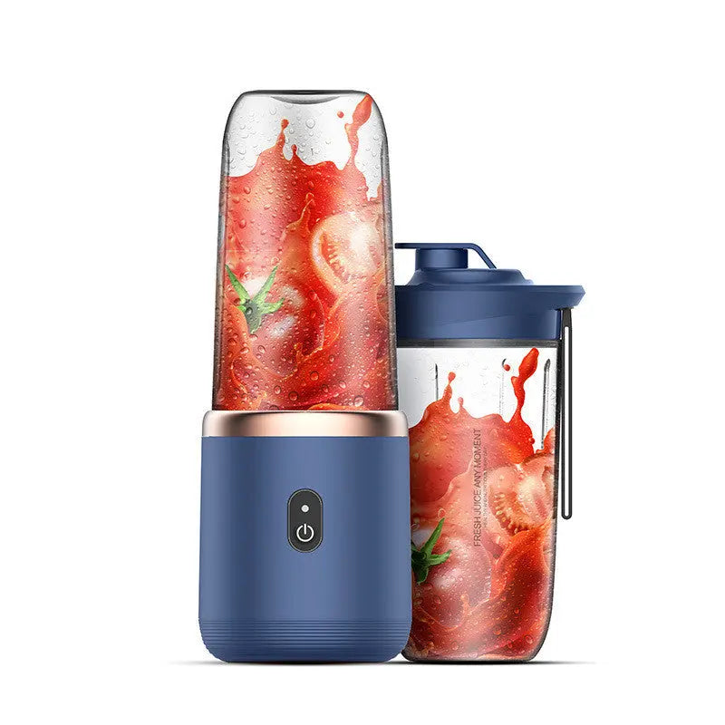 6blade Portable Blender Mini Juicer Cup Extractor Smoothie USB Charging Fruit Squeezer Blender Food Mixer Ice Crusher Portable Juicer Machine sun store