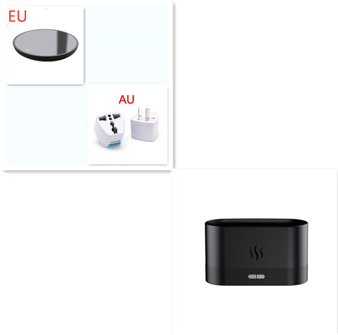 Aroma Diffuser With Flame Light Mist Humidifier Aromatherapy Diffuser With Waterless Auto-Off Protection For Spa Home Yoga Office sun store