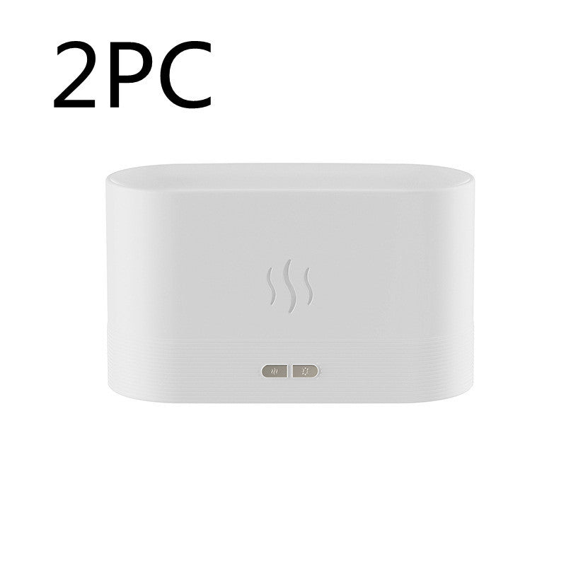 Aroma Diffuser With Flame Light Mist Humidifier Aromatherapy Diffuser With Waterless Auto-Off Protection For Spa Home Yoga Office sun store