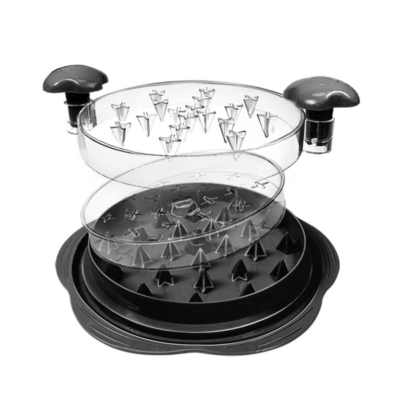 Chicken Shredder Chicken Shredder Tool Twist Stable Anti-Slip Meat Shredder Tool Twist Ergonomic Handle Meat Grinder Dishwasher-safe Transparent Lid Can Be Used As Pet Chicken Breast Separation sun store