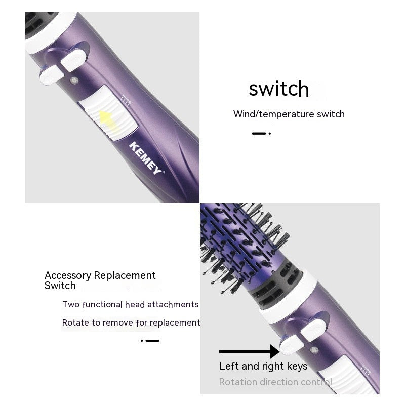 Multifunctional Warm-air Straight Comb For Curling Or Straightening Blowing Combs Hair Curler sunstore