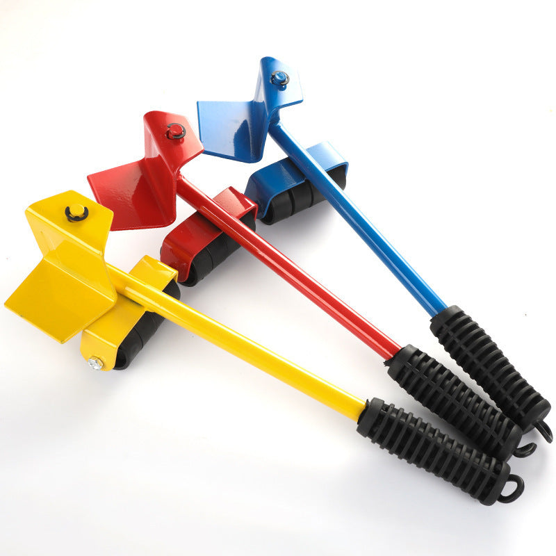 Professional Furniture Lifter Tool Set Furniture Mover Wheel Bar Roller Device Heavy Stuffs Moving Hand Tools sun store