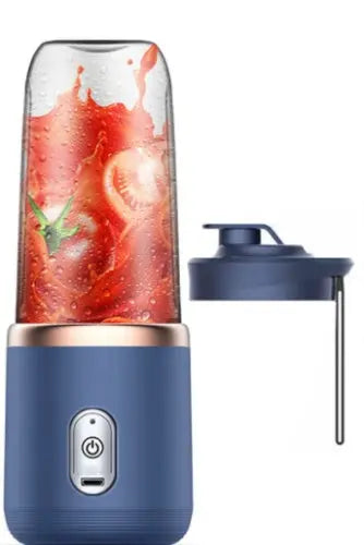 6blade Portable Blender Mini Juicer Cup Extractor Smoothie USB Charging Fruit Squeezer Blender Food Mixer Ice Crusher Portable Juicer Machine sun store
