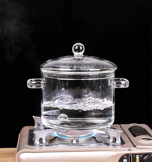 Glass Pot Stove Pot Kitchen Transparent Mini Soup Pot Stove Stove Cooking Tools Accessories sun store