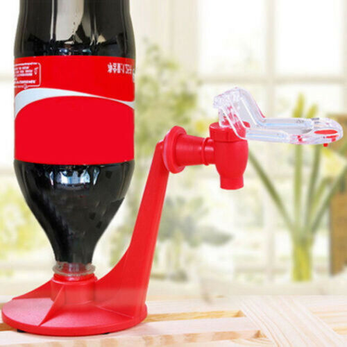 The Magic Tap Coke Bottle Inverted Plastic Beverage Water Dispenser Household Summer Party Kitchen sun store