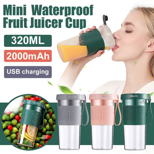 Mini USB Rechargeable Portable Blender Electric Fruit Juicer Kitchen Smoothie Maker Lightweight Sports Bottle Multifunction Blender sun store