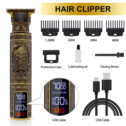 Mens Professional Hair Clippers Electric Shaver Trimmers Machine Cordless Beard sun store