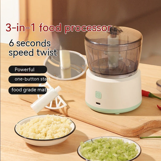 Mini Meat Grinder Household Electric Small Mixer Mincing Machine Automatic Multi-function Filling Intelligent Cooking Machine sun store