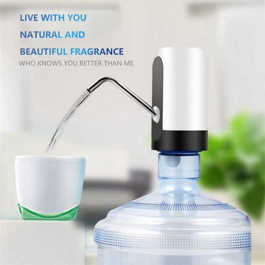 Automatic Electric Drinking Water Bottle Pumps USB Charging With Switching Smart Water Pumping Device Home Appliance sun store