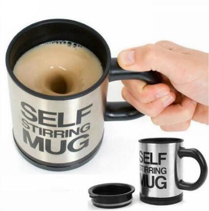 Automatic Lazy Self Stirring Magnetic Mug Creative 304 Stainless Steel Coffee Milk Mixing Cup Blender Smart Mixer Thermal Cup sun store