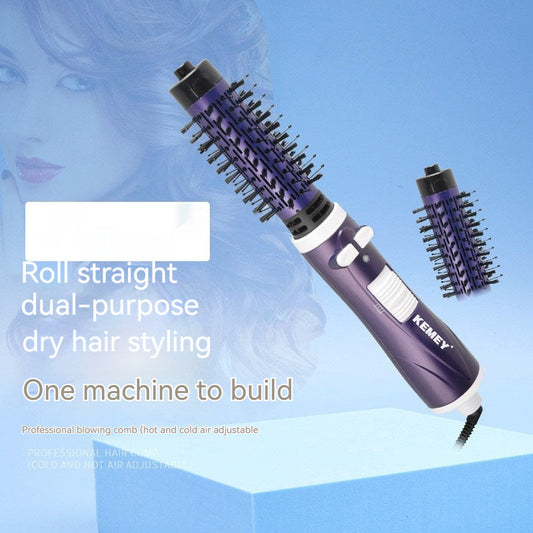 Multifunctional Warm-air Straight Comb For Curling Or Straightening Blowing Combs Hair Curler sunstore