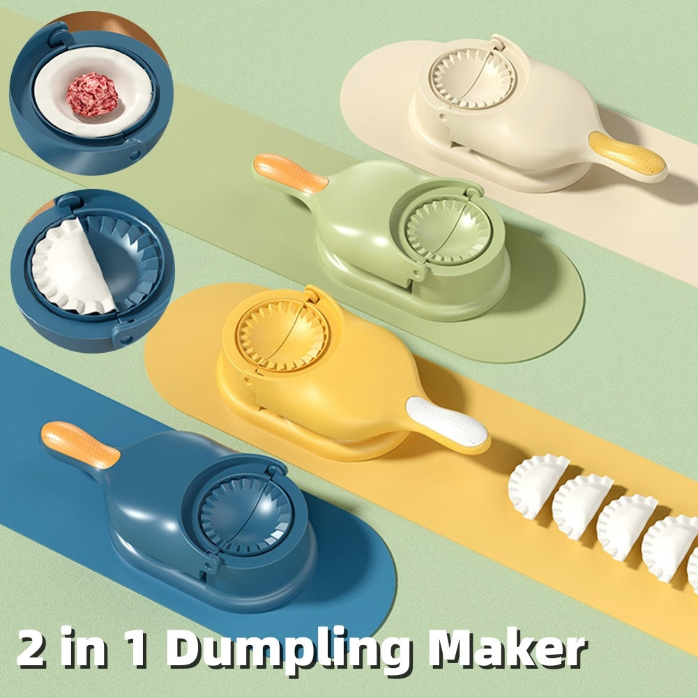 2 In 1 Dumpling Maker Kitchen Dumpling Baking Pastry Making Tool Manual Dumpling Maker Mould Press Tool Gadgets sun store