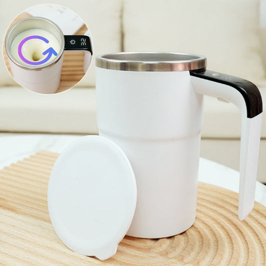 Electric Coffee Mug USB Rechargeable Automatic Magnetic Cup IP67 Waterproof Food-Safe Stainless Steel For Juice Tea Milksha Kitchen Gadgets sun store