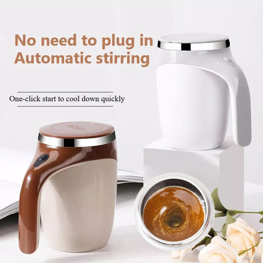 Rechargeable Model Automatic Stirring Cup Coffee Cup High Value Electric Stirring Cup Lazy Milkshake Rotating Magnetic Water Cup sun store